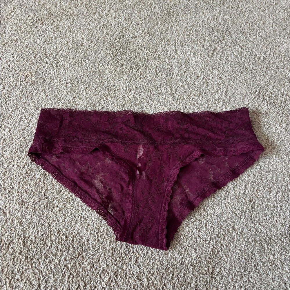 Victoria's Secret Deep Purple Lace Panties